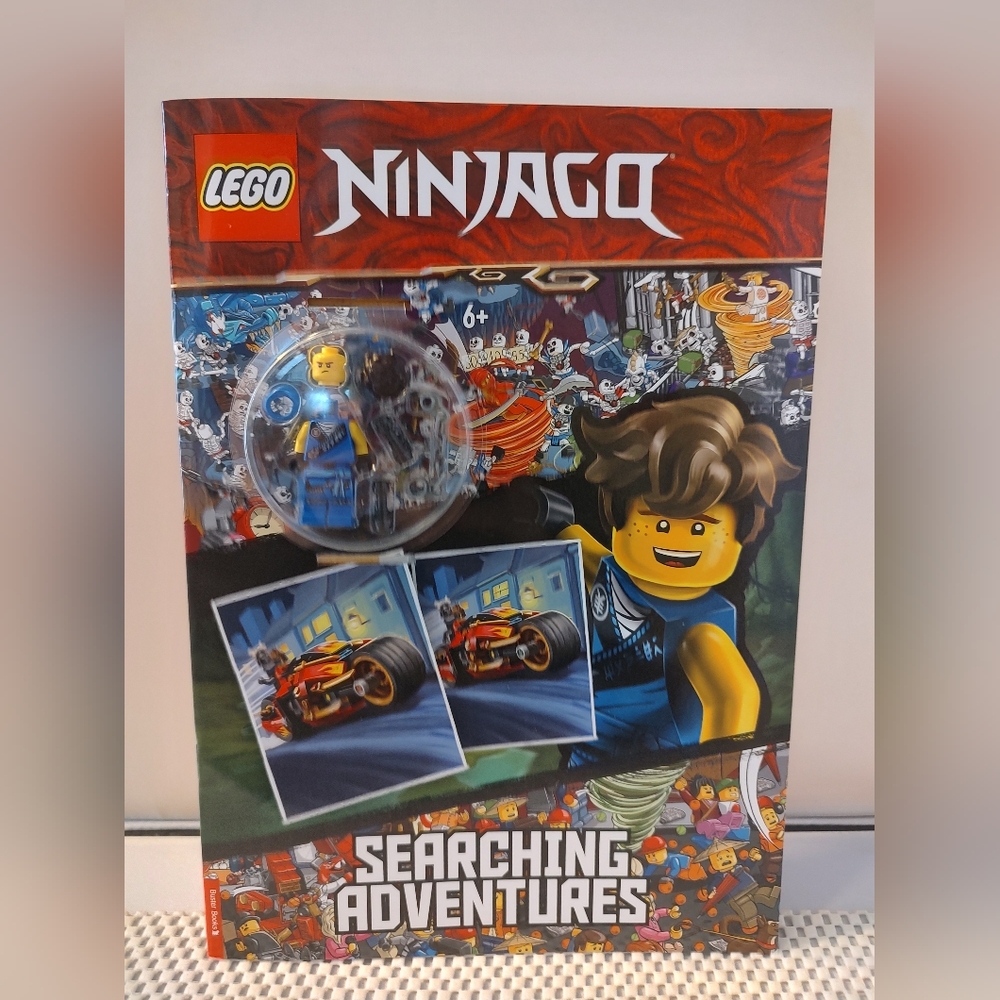 Lego Ninjago Searching Adventures Book with Minifigure NWT 2022